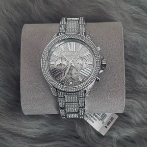 michael kors bradshaw pave glitz watch